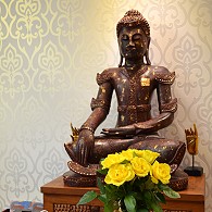 Buddha im Foyer